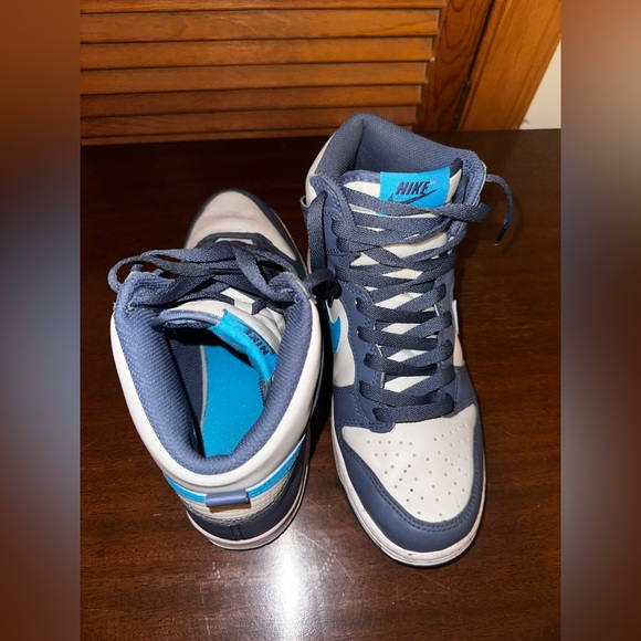 Nike Dunk High GS ‘Light Bone Diffused Blue’ - Picture 4 of 7